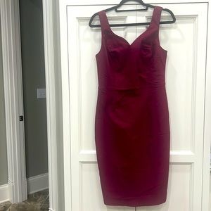 Grace Karin Red Burgundy Wine Sleeveless Shift Dress Size Large. NWT